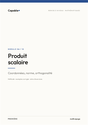 Produit scalaire
