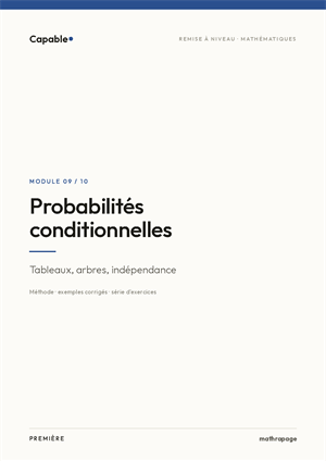 Probabilités conditionnelles
