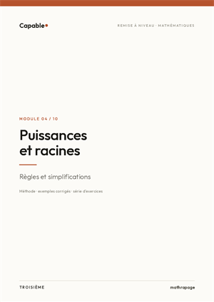 Puissances et racines