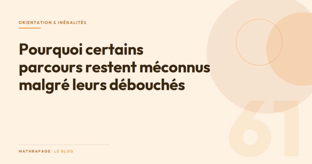 Pourquoi certains parcours restent méconnus malgré leurs débouchés
